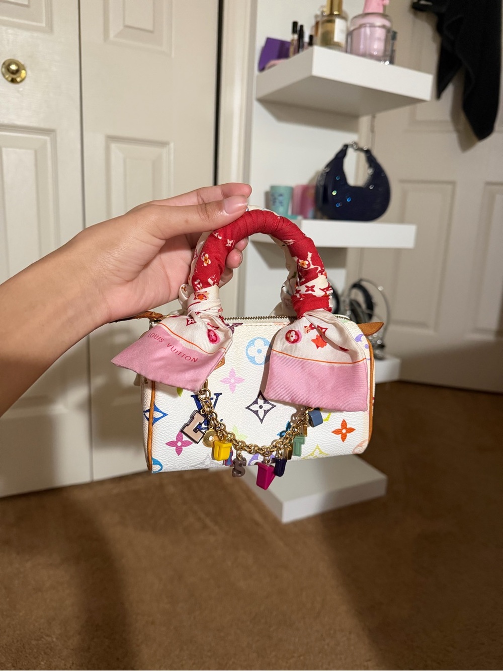 Louis Vuitton Multicolor Nano Speedy Mini
